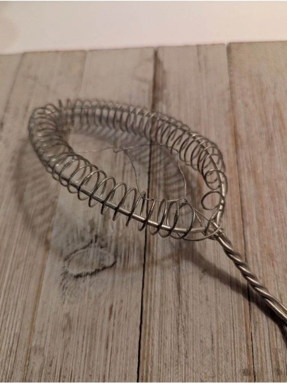 Vintage Coil Whisk Wisk Wire Beater Mixer Metal 12